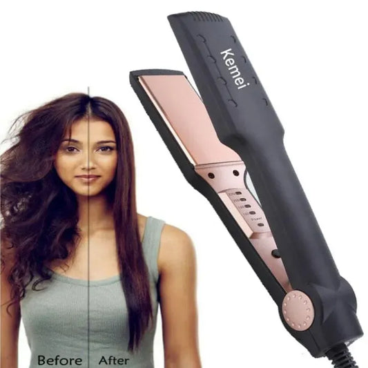 Original 470 Professional Electric Hair Straightener Flat Straightening Iron - Temperature Control 160-220°C Iron Styler Electronic Hairstyling Tool Beauty Set Rod For Women Portable Ceramic floating Plate Fast Warm Up Best 470 straighteners