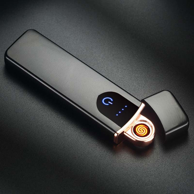 Usb Charging Lighter Touch Screen Electronic Cigarette Lighters Small Rechargeable Electric Lighter
